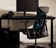 Logitech and Herman Miller Collaborated to Produce Embody Gaming Chair